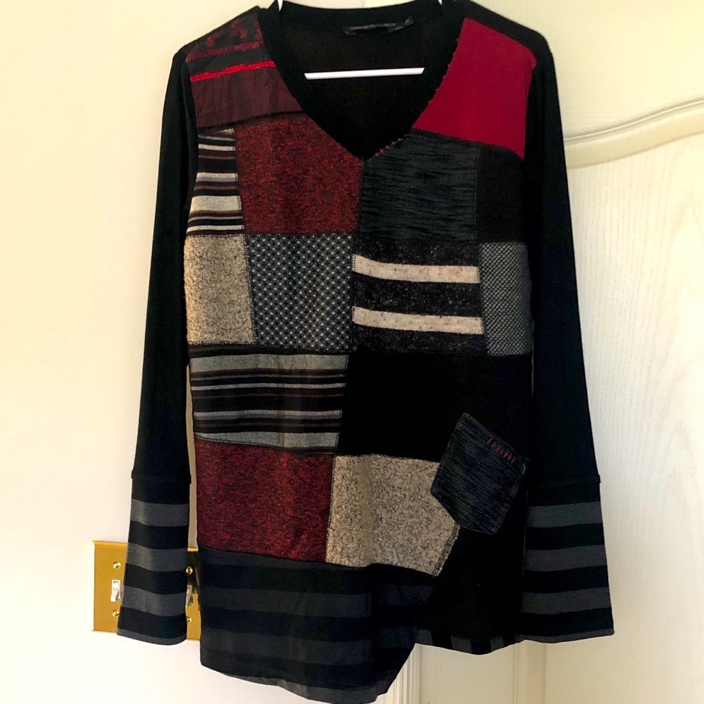 Multi Color V-Neck Sweater